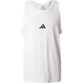 Adidas Functioneel shirt 'ESSENTIALS SMALL LOGO SINGLE JERSEY TANK' zwart / wit