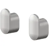Tiger Cooper - Handdoekhaak klein (2 stuks) - 16x14x25 mm - RVS geborsteld