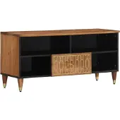 vidaXL Tv-meubel 100x33x46 cm massief mangohout