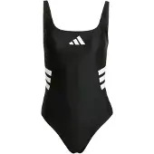 Adidas 3 Stripes U Back Swimsuit Zwart 30 Vrouw