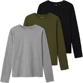 TWO SOON Shirt grijs / kaki / zwart