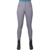 QHP Rijbroek Victoria Full Grip Grijs - 38