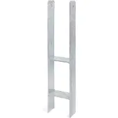 Alberts Beslag H-paalhouders lichte breedte 116 mm
