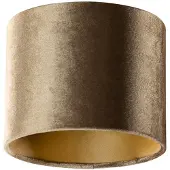 QAZQA Velours lampenkap brons met gouden binnenkant 18/18/14