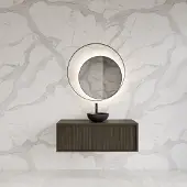 Gliss Design Heronimus badmeubel met ribbelfront 90cm charcoal