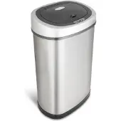 Rijoka Prullenbak Sensor 50 Liter RVS Soft Close Vingerafdrukvrij
