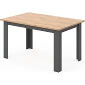 Vicco Karlos Eettafel – 140 x 90 cm Krachtige eik goud