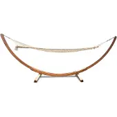 Rijoka Hangmat met Houten Standaard Hangmat Net