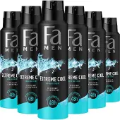 Fa Men Deospray Extreme Cool - Voordeelverpakking 6 stuks