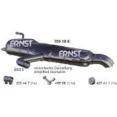 ERNST 155106 Einddemper