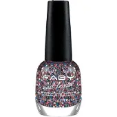 Faby nagellak Born in the U.S.A dames 15 ml vegan blauw/rood