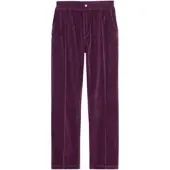 OAS Broek Men Dandy Purple Velour Pants-M