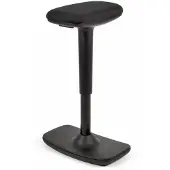 Linea LED - Ergonomisch kruk - In hoogte verstelbaar - Zwart