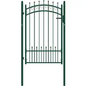 vidaXL Hekpoort EMMEN met stalen pinnen 104x117 cm groen