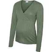 Mamalicious Shirt donkergroen