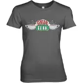 Difuzed Friends Dames Tshirt -S- Central Perk Grijs