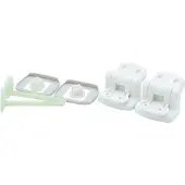 Jabsco Deluxe Toilet Hinge Zilver