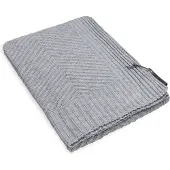 Knit Factory Beau Plaid - Licht Grijs - 130x160 cm