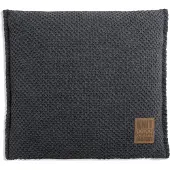 Knit Factory Lynn Kussen - Antraciet - 50x50 cm