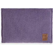 Knit Factory Maxx Sierkussen - Rechthoekig kussen - Kussen woonkamer - Bank kussen - Decoratie kussen - Violet - 60x40 cm - Kussenhoes inclusief kussenvulling