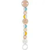 Goki Fopspeenketting - Auto's - L21cm - Hout