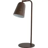 Light & Living Bureaulamp Salomo met walnoot houtlook