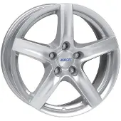 Alutec 16-inch aluminium velg, Grip, 16" x 7", 4x98 steek, ET35, 58.10mm naafdmaat, velgkleur: zilver