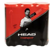 Head Championship Novak Djokovic Tennisballen (3x 3-can) Geel