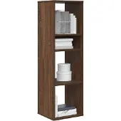 vidaXL Boekenkast 34x31x112 cm bewerkt hout bruin eikenkleur