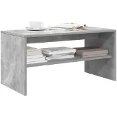 vidaXL Tv-meubel 80x40x40 cm bewerkt hout betongrijs