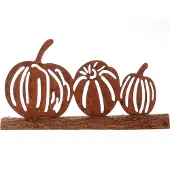 Intratuin Tuinbeeld Pompoen Op Voet Harrison Bruin 30 X 5 X 14 Cm