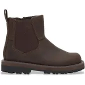 Timberland Kids Courma Kid Mid bruin lederen chelsea enkellaarsjes (21), Leer, Plat, Ritssluiting, Casual, kind TB0A28NR9311