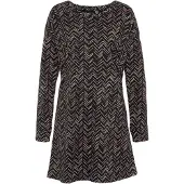 Vivance Nachthemd gemengde kleuren / zwart