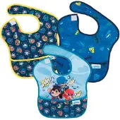 BUMKINS - SuperBib Baby Slab (3 stuks) - DC Comics Super Friends Breakthrough (6-24 maanden)