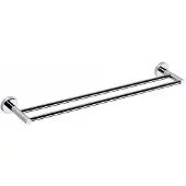 Sapho Dubbele Handdoekhouder X-Round Hangend 65.5 cm Chroom