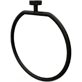 Geesa Handdoekring Leev Zwart