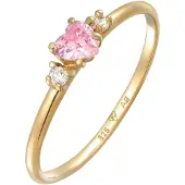 Elli Ring goud / pink