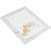Cangaroo Sherpa Little Friends Grey 80 x 110 cm Wiegdeken 111881