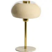 Light & Living Tafellamp Surin Ø 22cm - glans grijs met goud