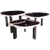 Ptmd salontafel rudi - 50x60x43cm set van 3