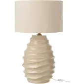 J-Line Tafellamp Keramiek Beige