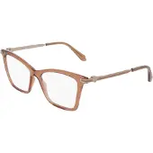 Ferragamo Bril - - SF3024 - Transparant bruin - Geïnjecteerd acetaat - 53/16/140