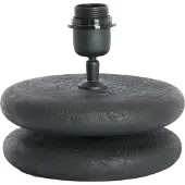 Light & Living Lampvoet Ø20x9 cm EBOLI hout mat zwart