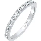 Elli Ring zilver / transparant