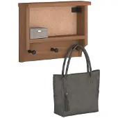 vidaXL Wandkapstok SANDNES 45x12x35 cm massief grenenhout