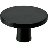 Beslag Design Plato Knob 42 Mm Matt Black - Knoppen en deurgrepen Zink Matte Black - 370204-11