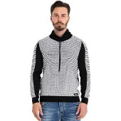 Cipo & Baxx Trui zwart / wit