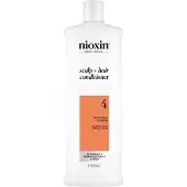 Nioxin Scalp and Hair Thickening System 4 Conditioner for Coloured Dry and Damaged Hair with Progressed Thinning 1L