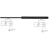 METZGER 2110263 Gasveer achterklep