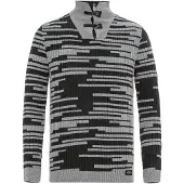 Cipo & Baxx Trui grijs / antraciet
